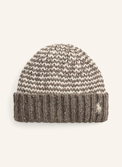 POLO RALPH LAUREN Mütze – TAUPE / CREME
