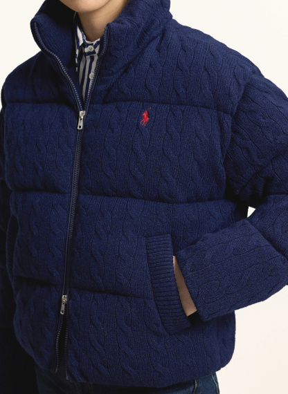 POLO RALPH LAUREN Steppjacke – DUNKELBLAU / ROT