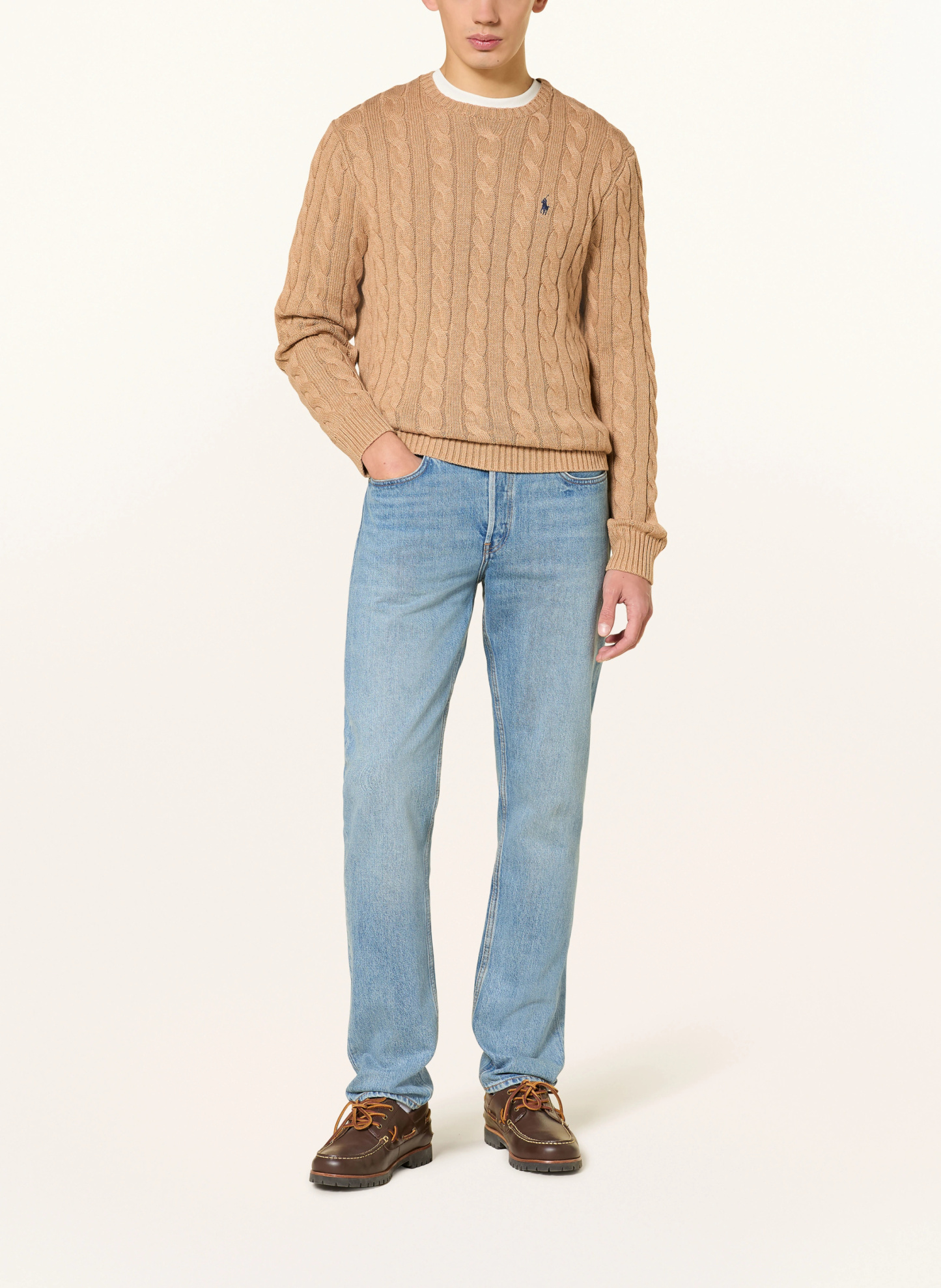 POLO RALPH LAUREN Pullover – HELLBRAUN