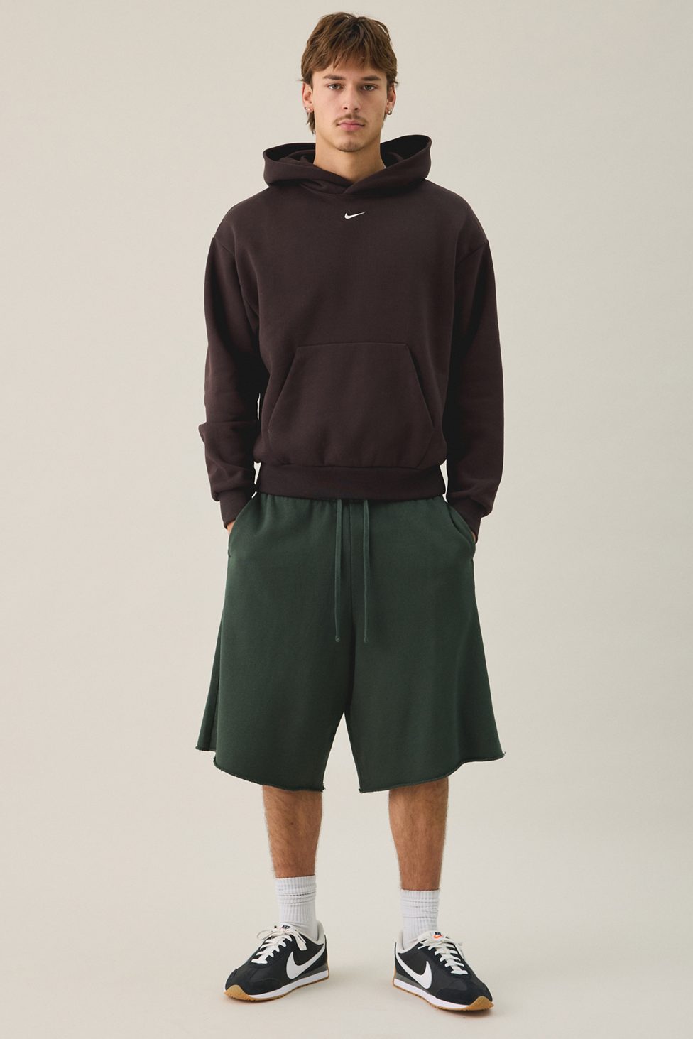 Nike Solo Fleece Hoodie Sweatshirt - Velvet Brown
