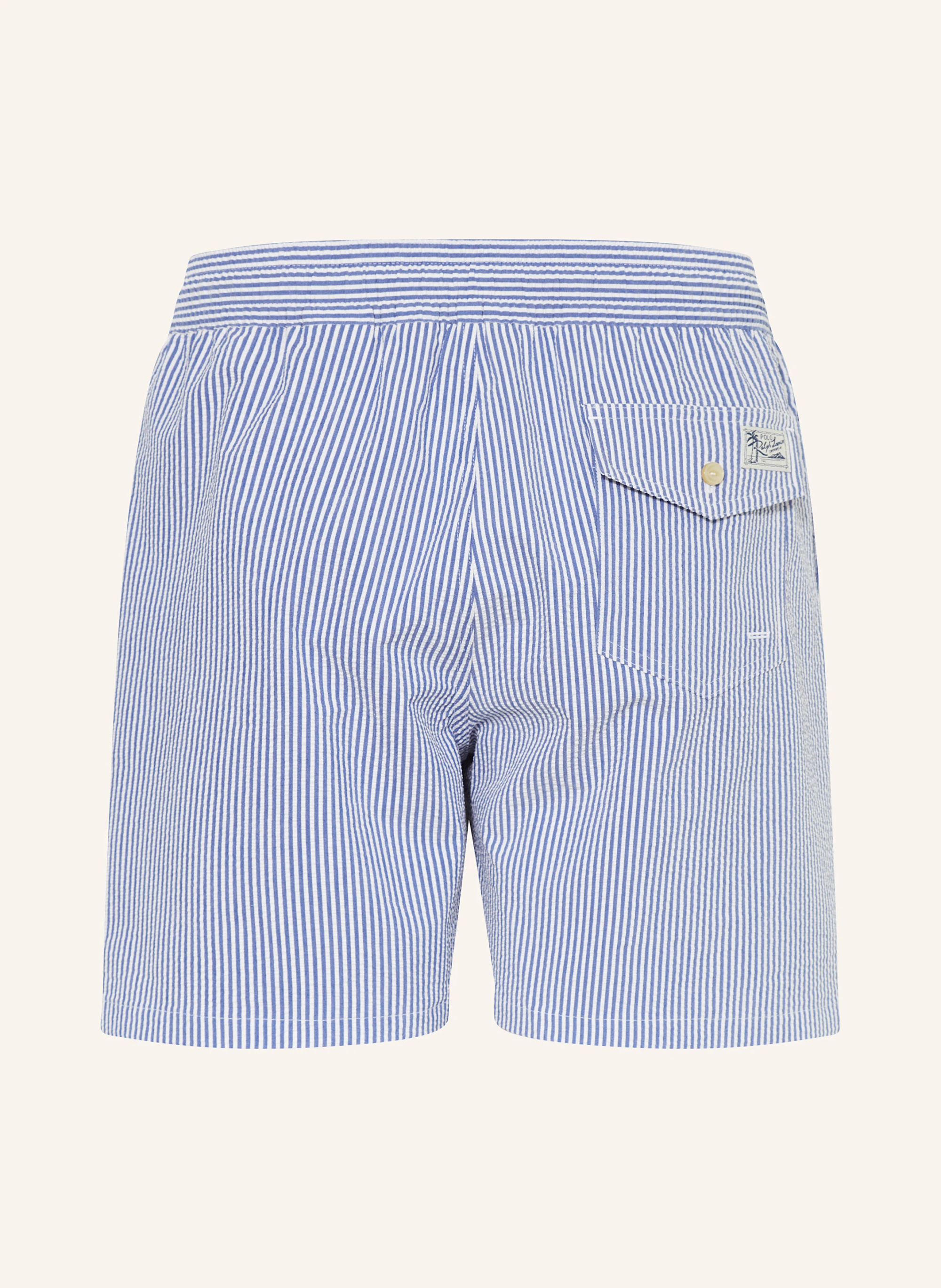 POLO RALPH LAUREN Badeshorts – HELLBLAU / WEISS