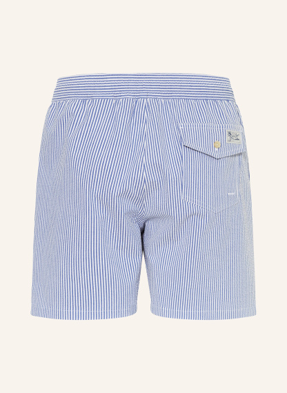 POLO RALPH LAUREN Badeshorts – HELLBLAU / WEISS