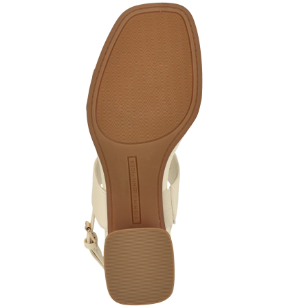 Tommy Hilfiger Women's Mhena Block Heel City Sandal - Ivory