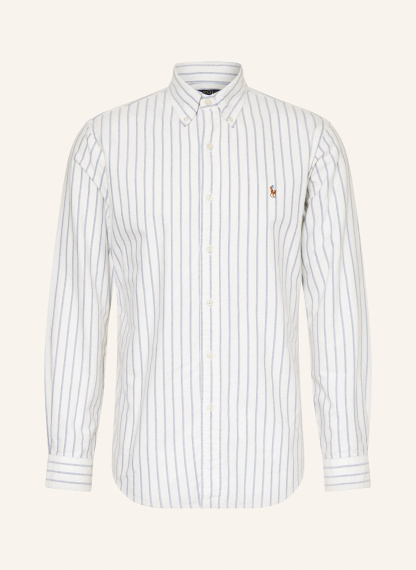 POLO RALPH LAUREN Oxfordhemd Custom Fit – WEISS / BLAU