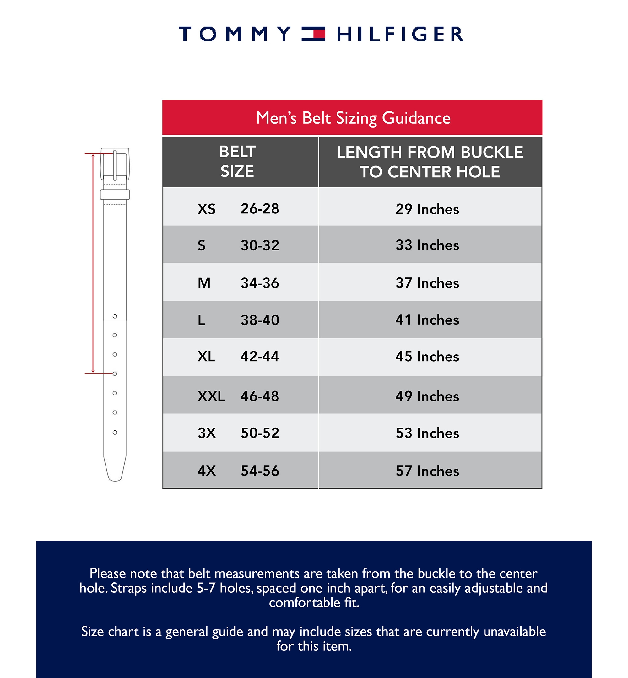 32MM Tommy Hilfiger Men's Reversible Lace Logo Belt - Black/Brown