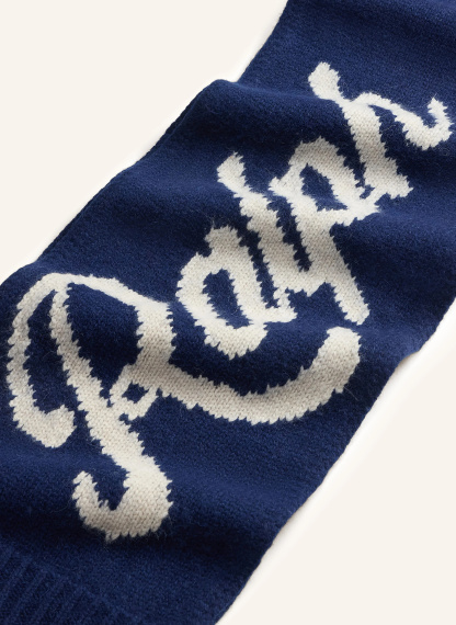 POLO RALPH LAUREN Schal – BLAU / WEISS