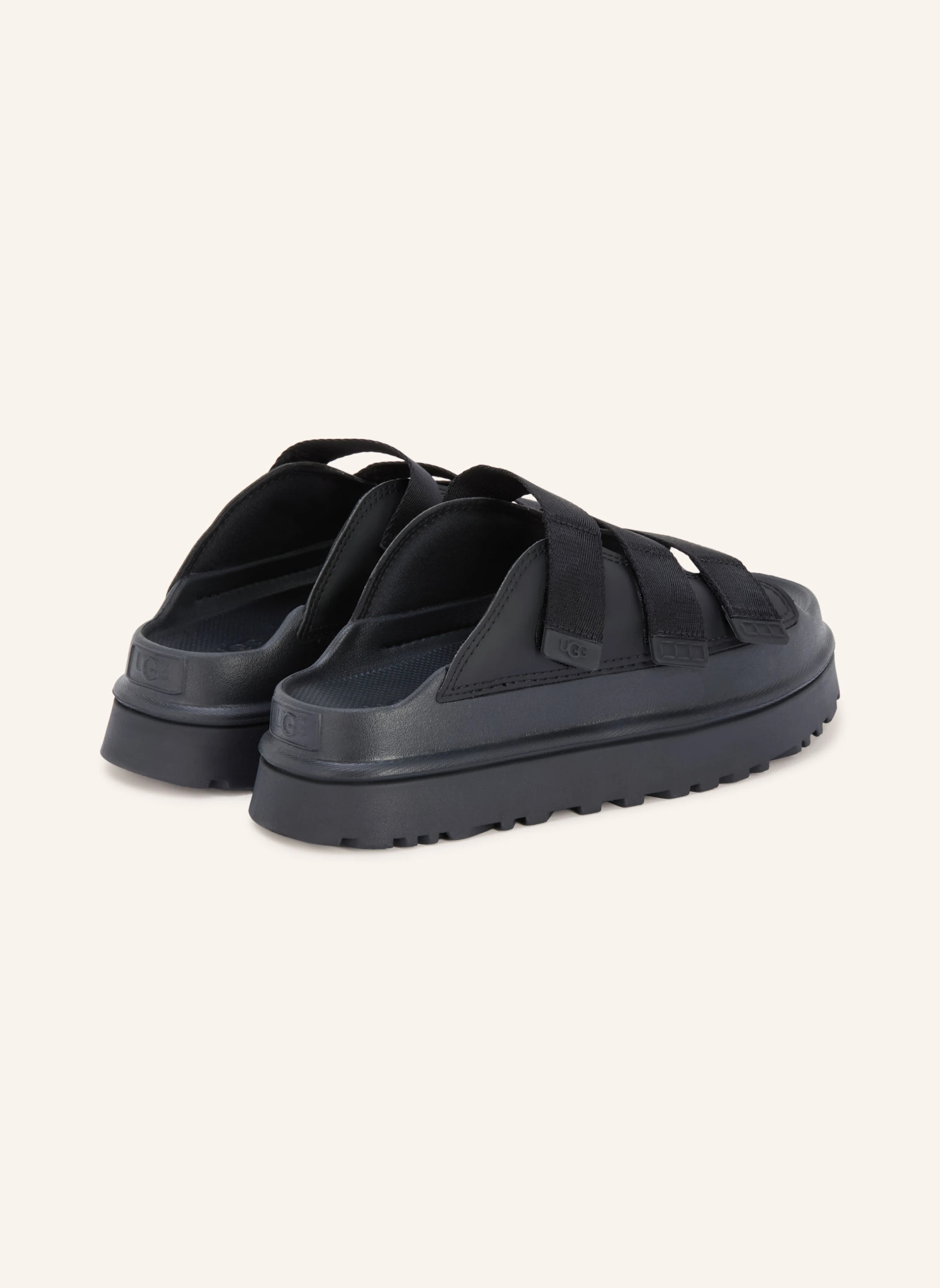 UGG Plateau-Pantoletten GOLDENGLOW – SCHWARZ