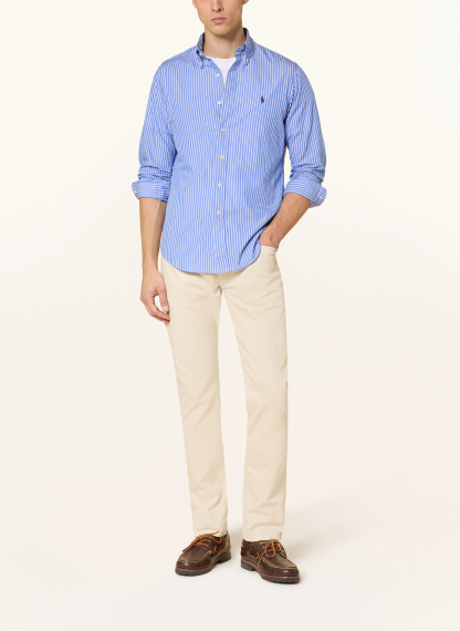 POLO RALPH LAUREN Hemd Custom Fit – BLAU / WEISS