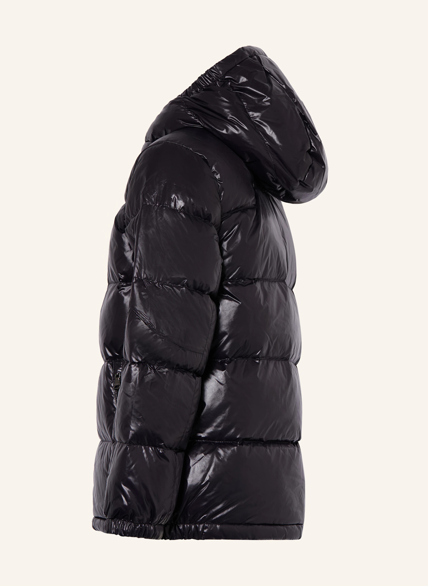 POLO RALPH LAUREN Daunenjacke mit abnehmbarer Kapuze – SCHWARZ