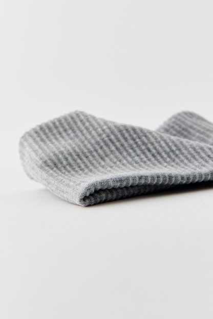 Ribbed Soft Headband - Heather Grey