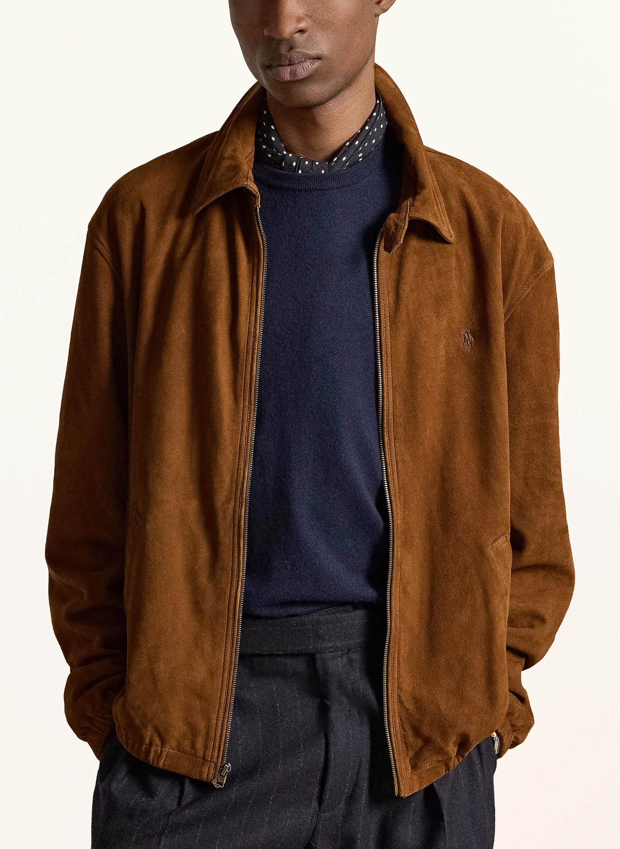 POLO RALPH LAUREN Lederjacke – COGNAC