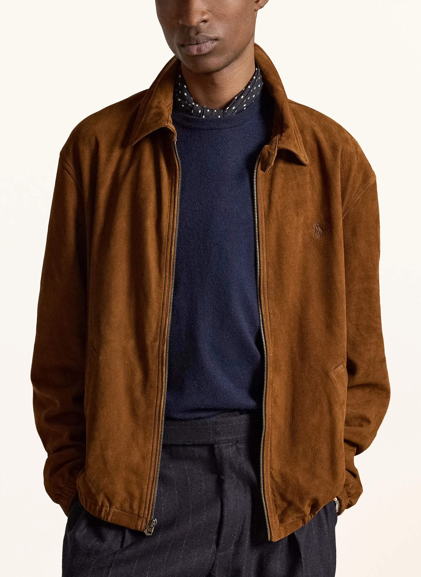 POLO RALPH LAUREN Lederjacke – COGNAC