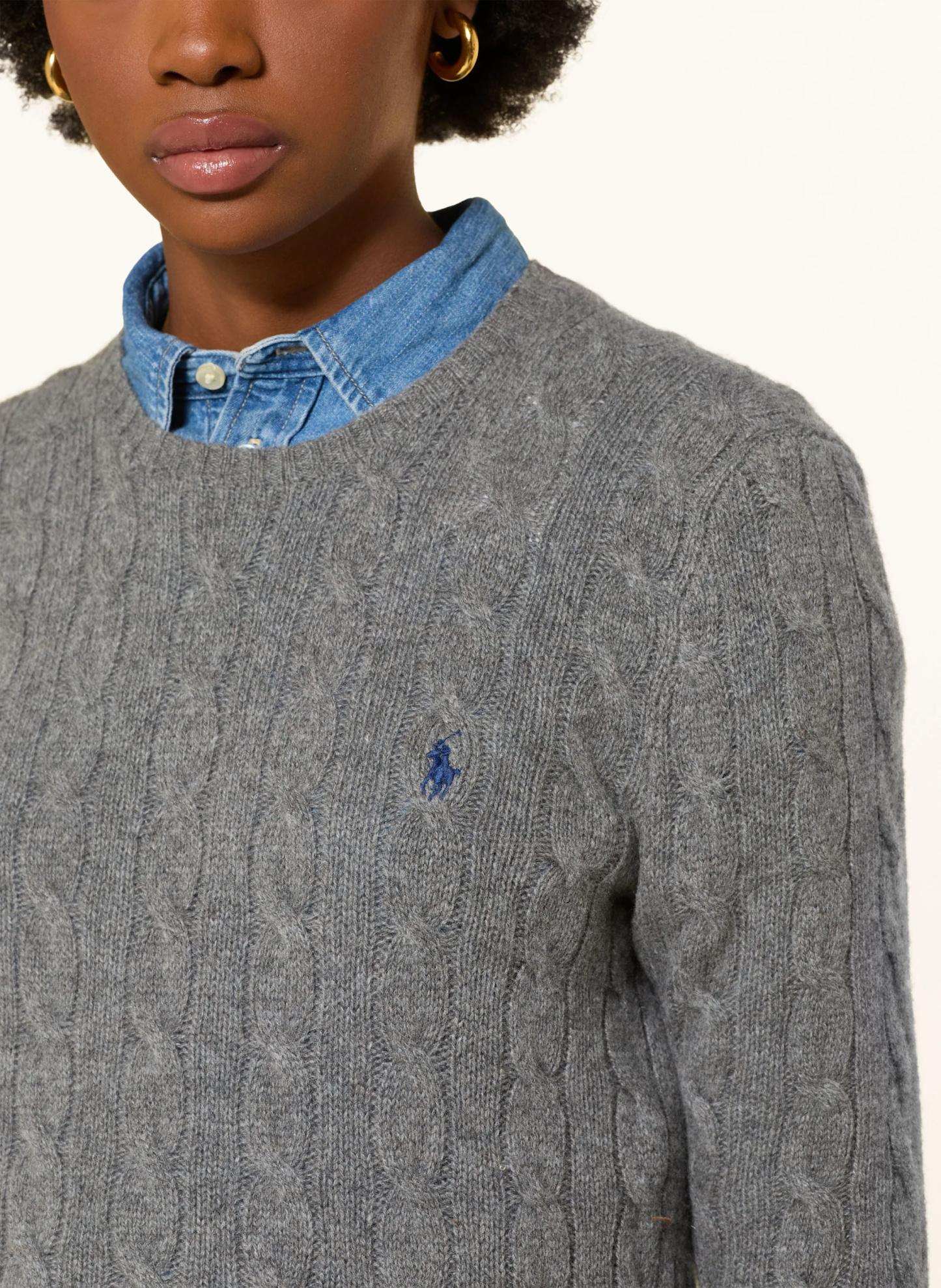 POLO RALPH LAUREN Pullover – GRAU
