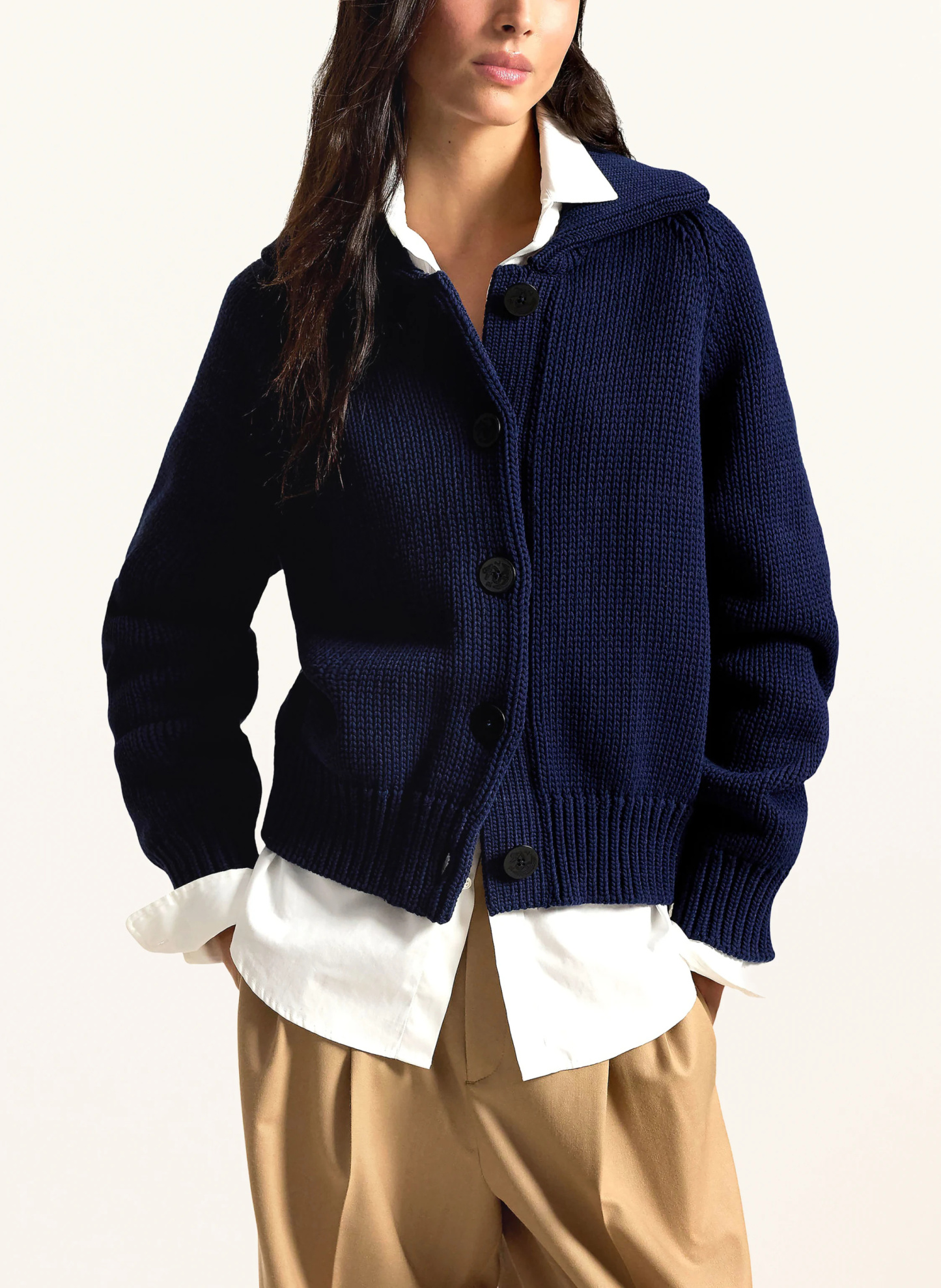 POLO RALPH LAUREN Strickjacke – DUNKELBLAU