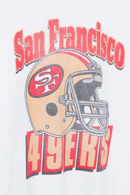 Junk Food NFL Throwback Helmet Flea Market Tee - San Francisco 49Ers