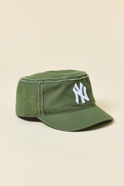 Mitchell & Ness MLB New York Yankees Distressed Scout Hat - Olive