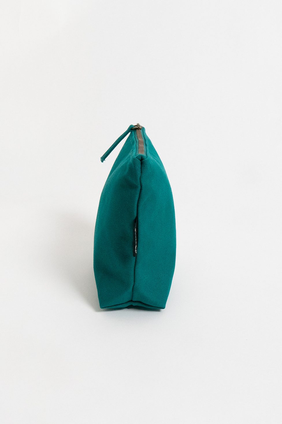 Terra Thread Organic Cotton Canvas Zippered Pouch - Turquoise