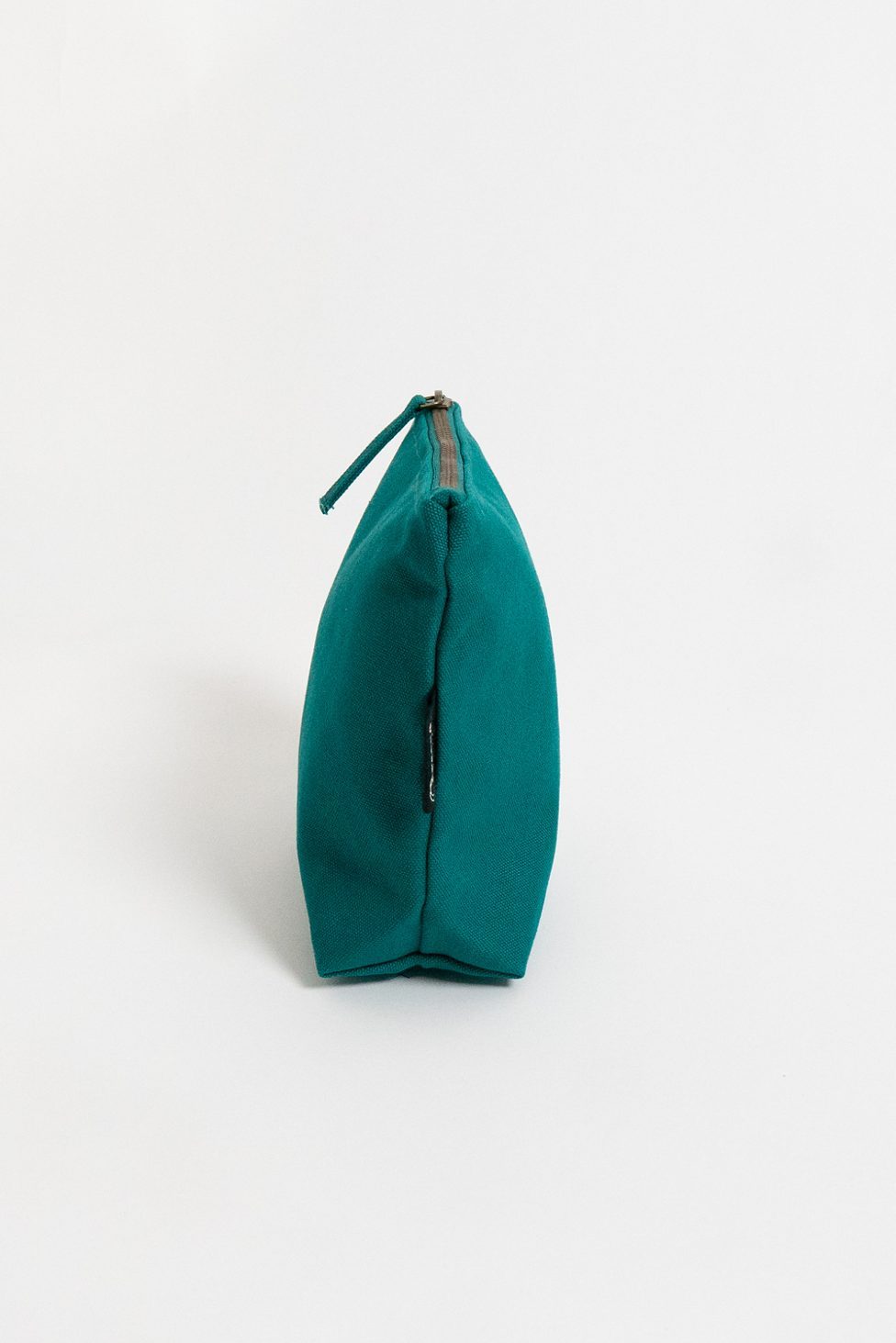 Terra Thread Organic Cotton Canvas Zippered Pouch - Turquoise