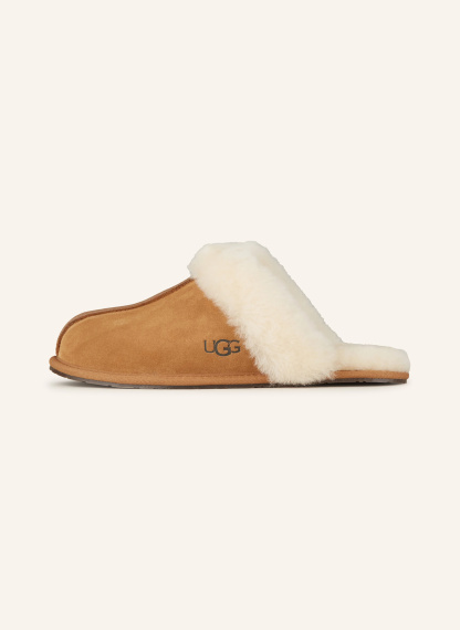 UGG Hausschuhe SCUFFETTE II – COGNAC / ECRU