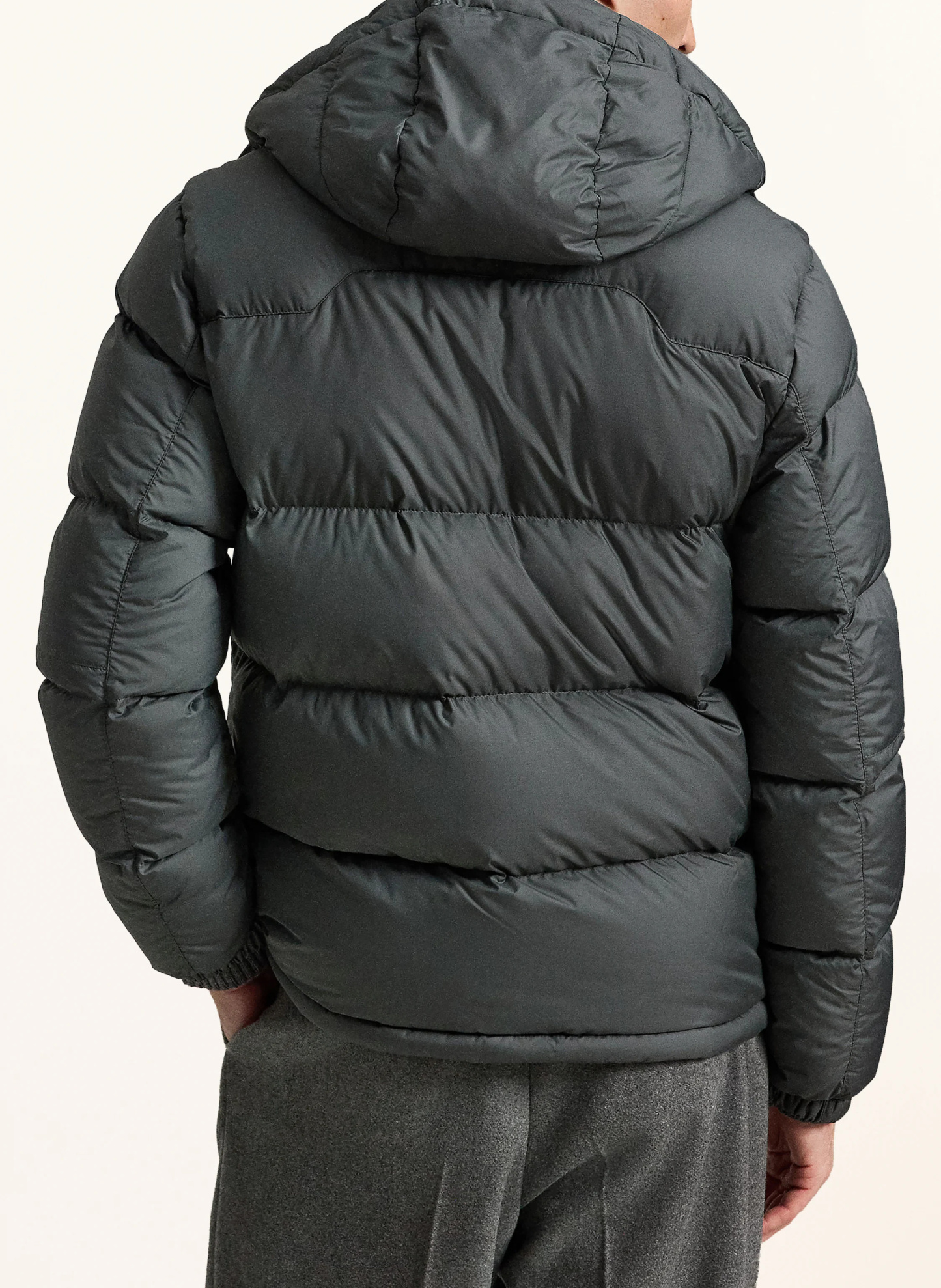 POLO RALPH LAUREN Daunenjacke GORHAM mit abnehmbarer Kapuze – GRAU