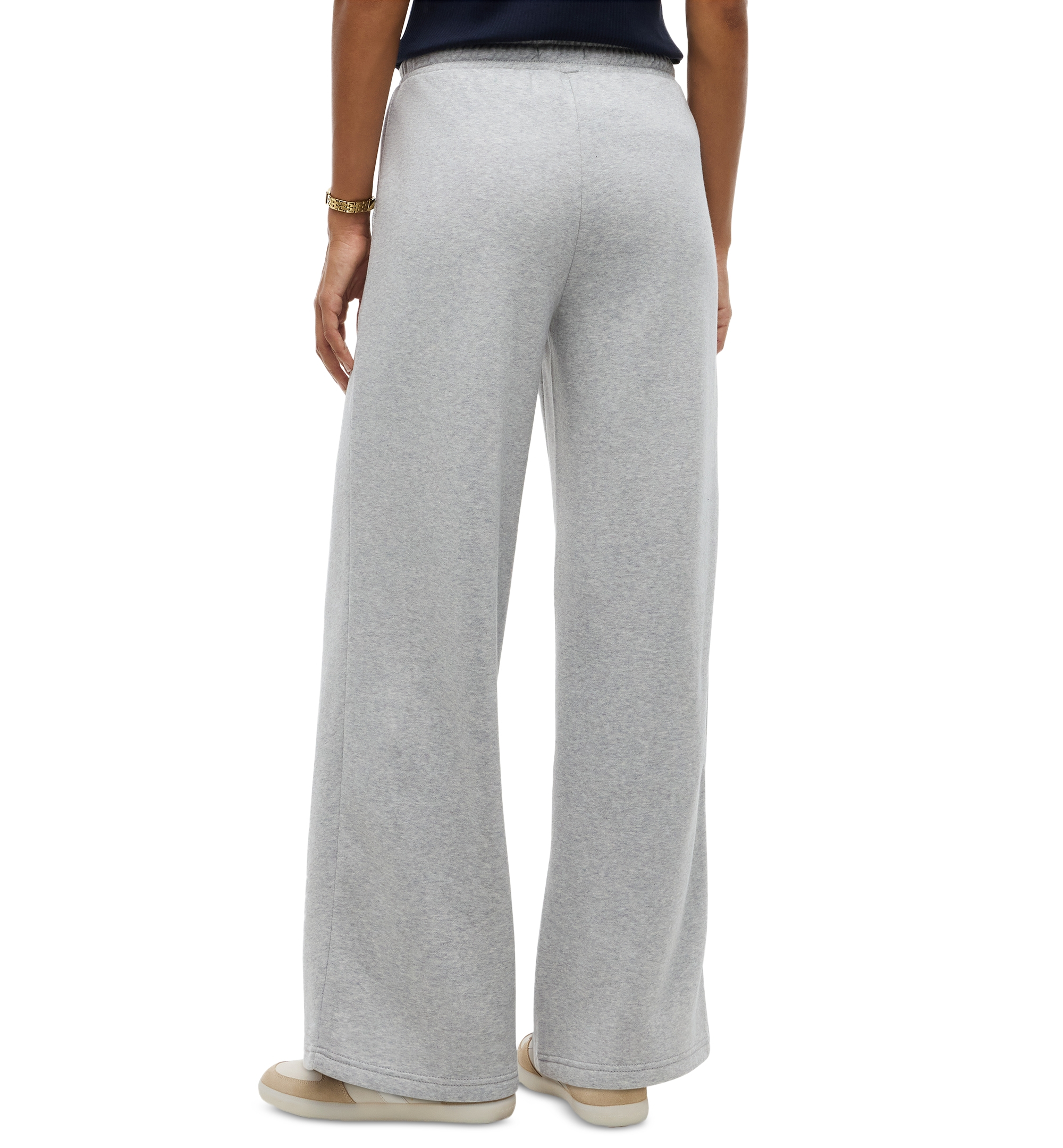 Tommy Hilfiger Women's Marina Straight-Leg Mid-Rise Drawstring Sweatpants - Light Grey Heather