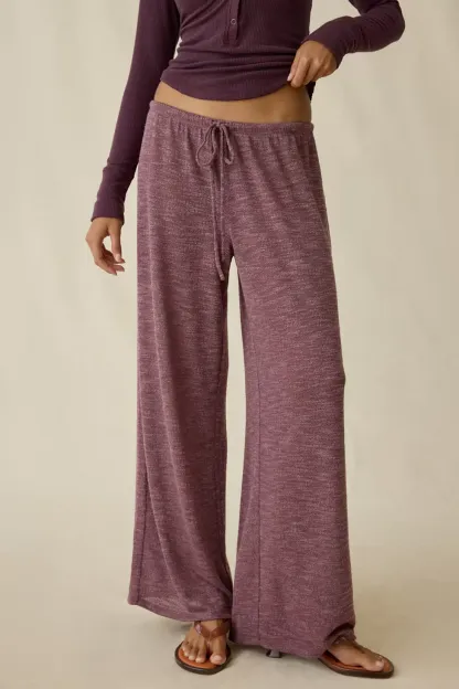 Out From Under Bella Semi-Sheer Swit Beach Pants - Washed Wine