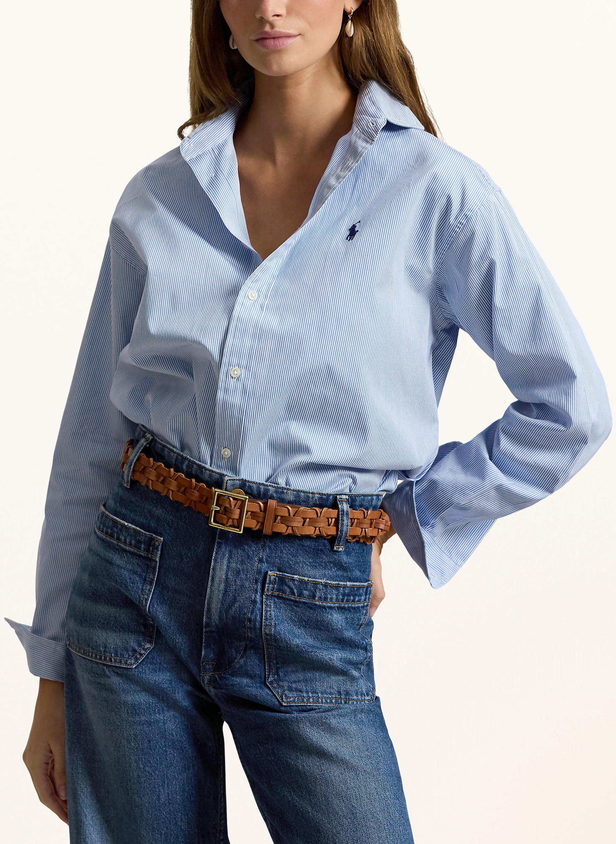 POLO RALPH LAUREN Hemdbluse – BLAU / WEISS