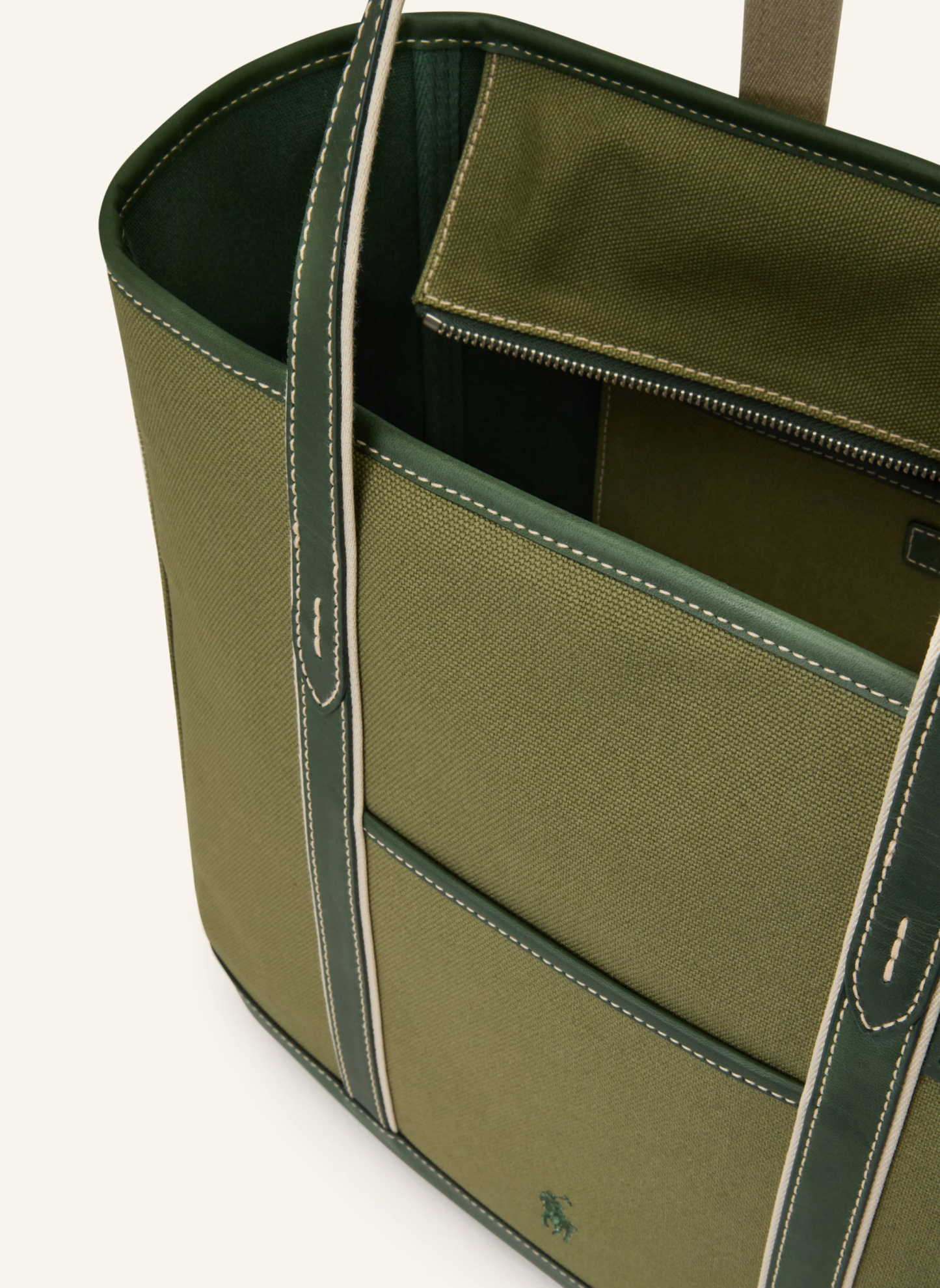 POLO RALPH LAUREN Shopper – HELLGRÜN / DUNKELGRÜN