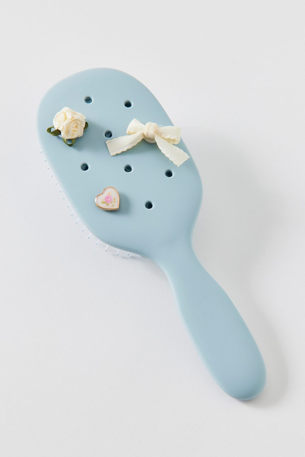 KITSCH KitschPop Paddle Brush & Charm Set - Haze Blue
