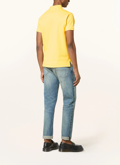 POLO RALPH LAUREN Piqué-Poloshirt Custom Slim Fit – GELB