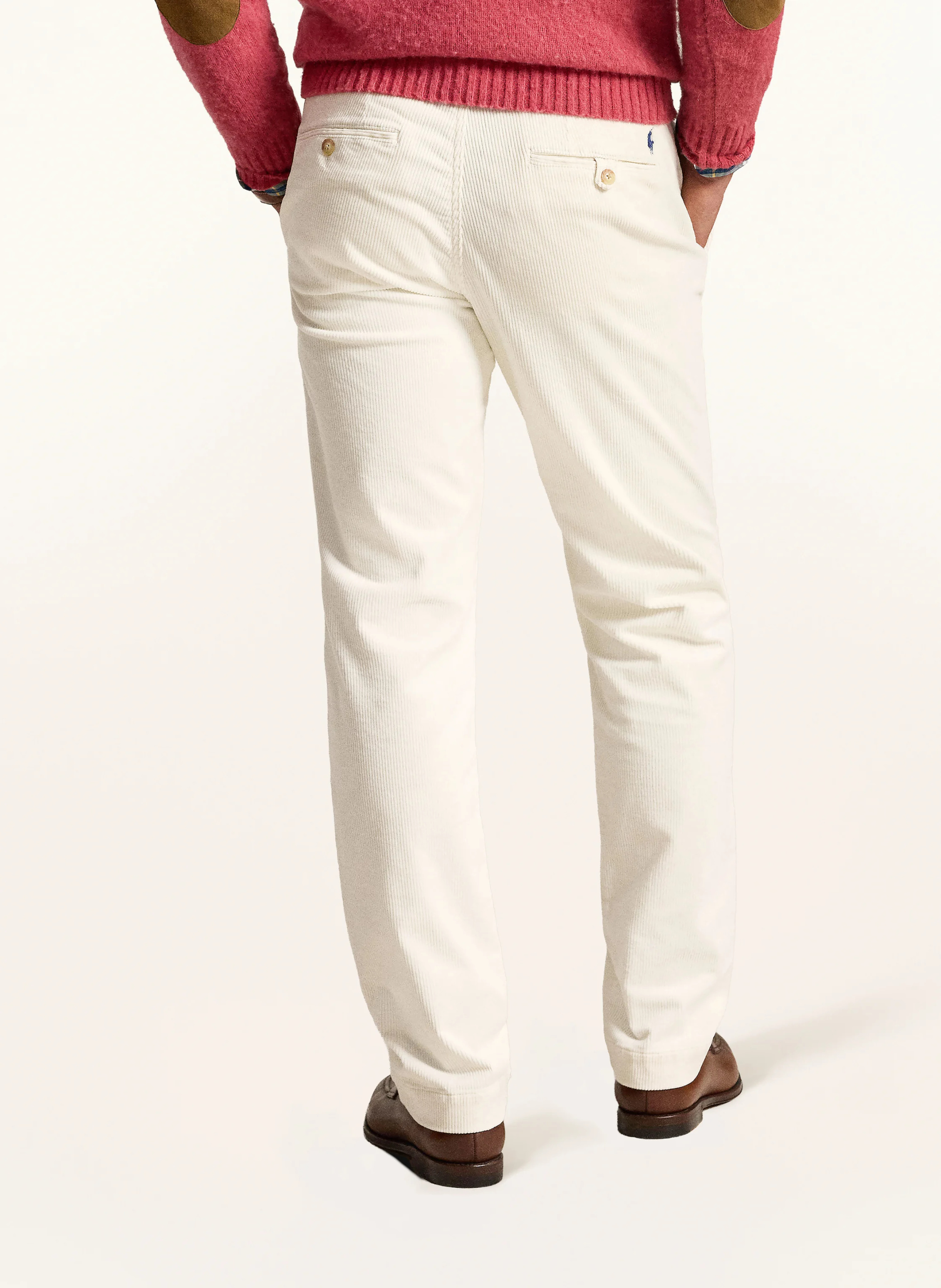 POLO RALPH LAUREN Cordchino Stretch Straight Fit – CREME