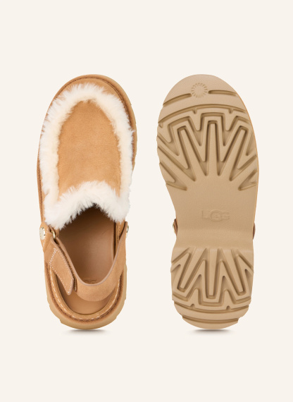 UGG Plateau-Mules ESMEE CLOG – CAMEL / CREME