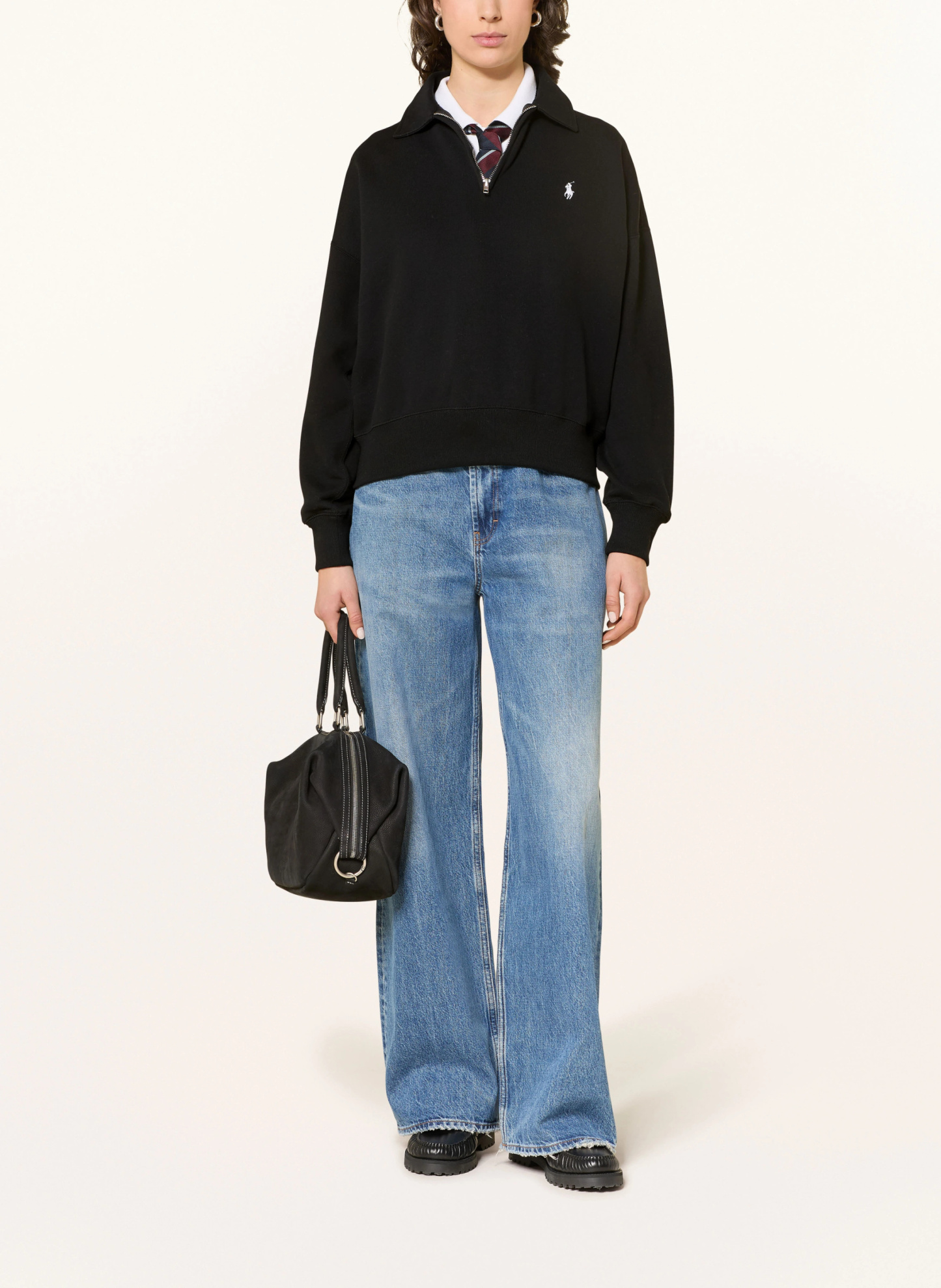 POLO RALPH LAUREN Sweat-Troyer – SCHWARZ
