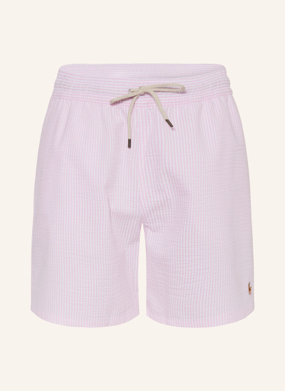 POLO RALPH LAUREN Badeshorts – HELLROSA / WEISS