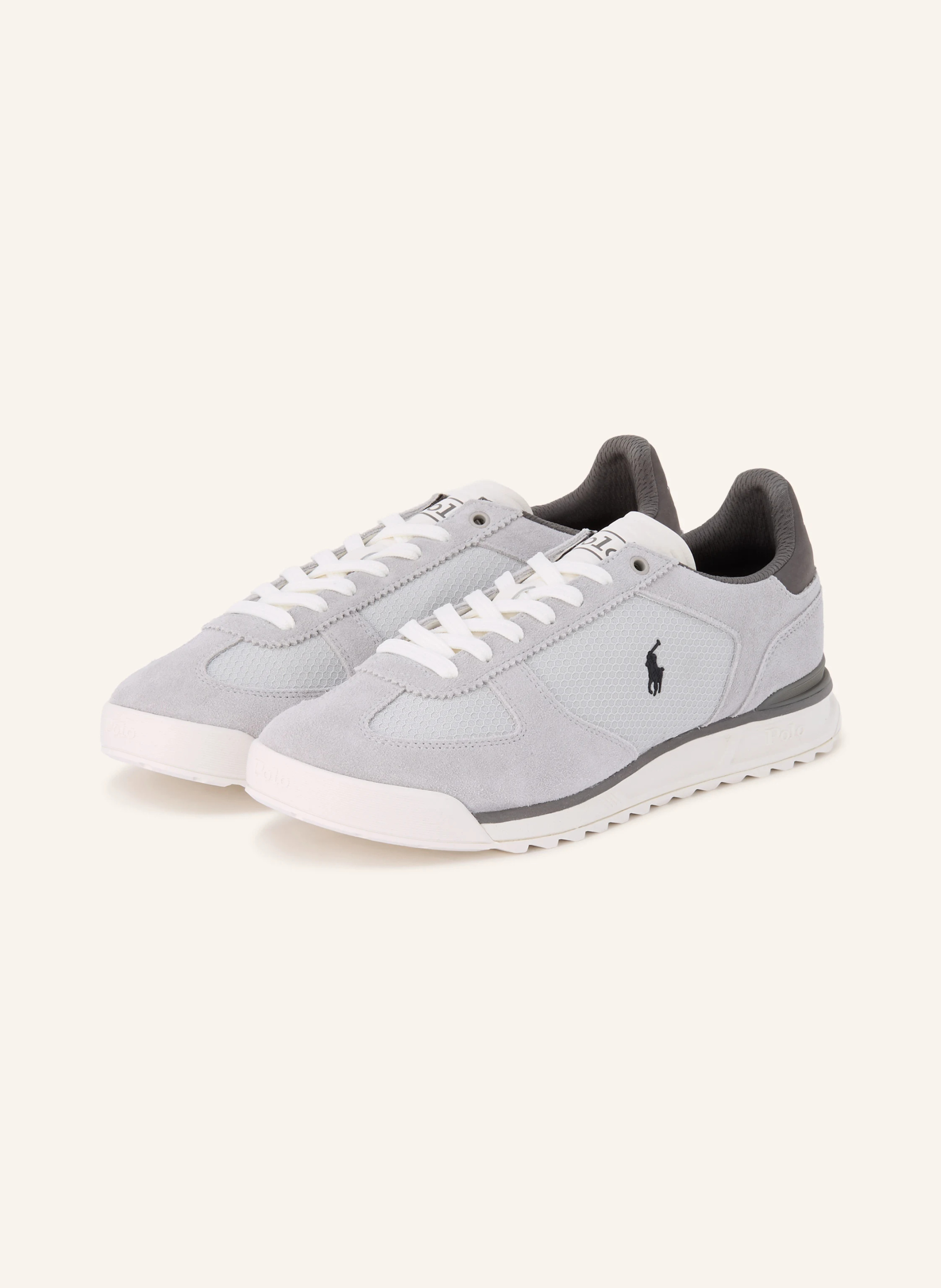 POLO RALPH LAUREN Sneaker – GRAU / DUNKELGRAU / WEISS