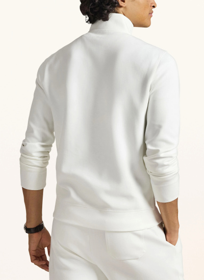 POLO RALPH LAUREN Jersey-Troyer – WEISS / SCHWARZ