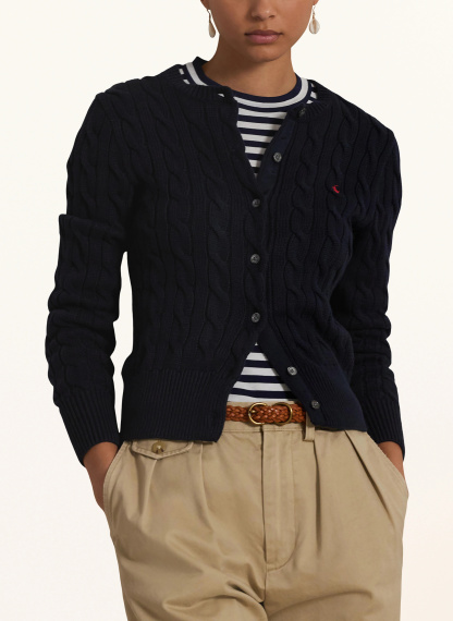 POLO RALPH LAUREN Strickjacke – DUNKELBLAU