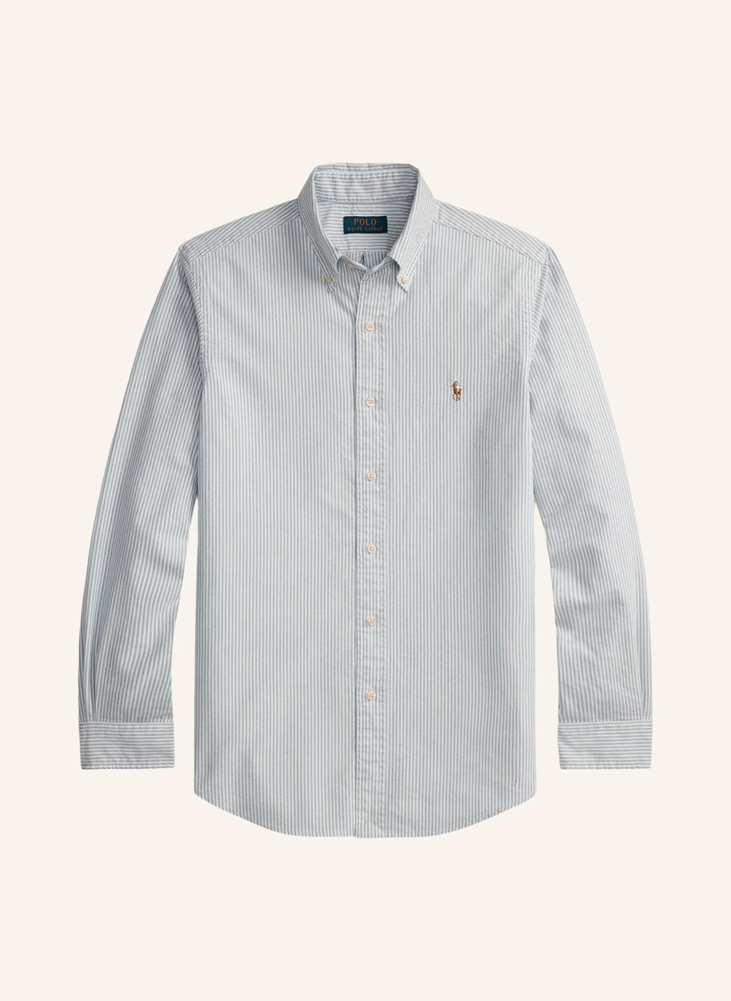 POLO RALPH LAUREN Hemd Custom Fit – BLAU / WEISS