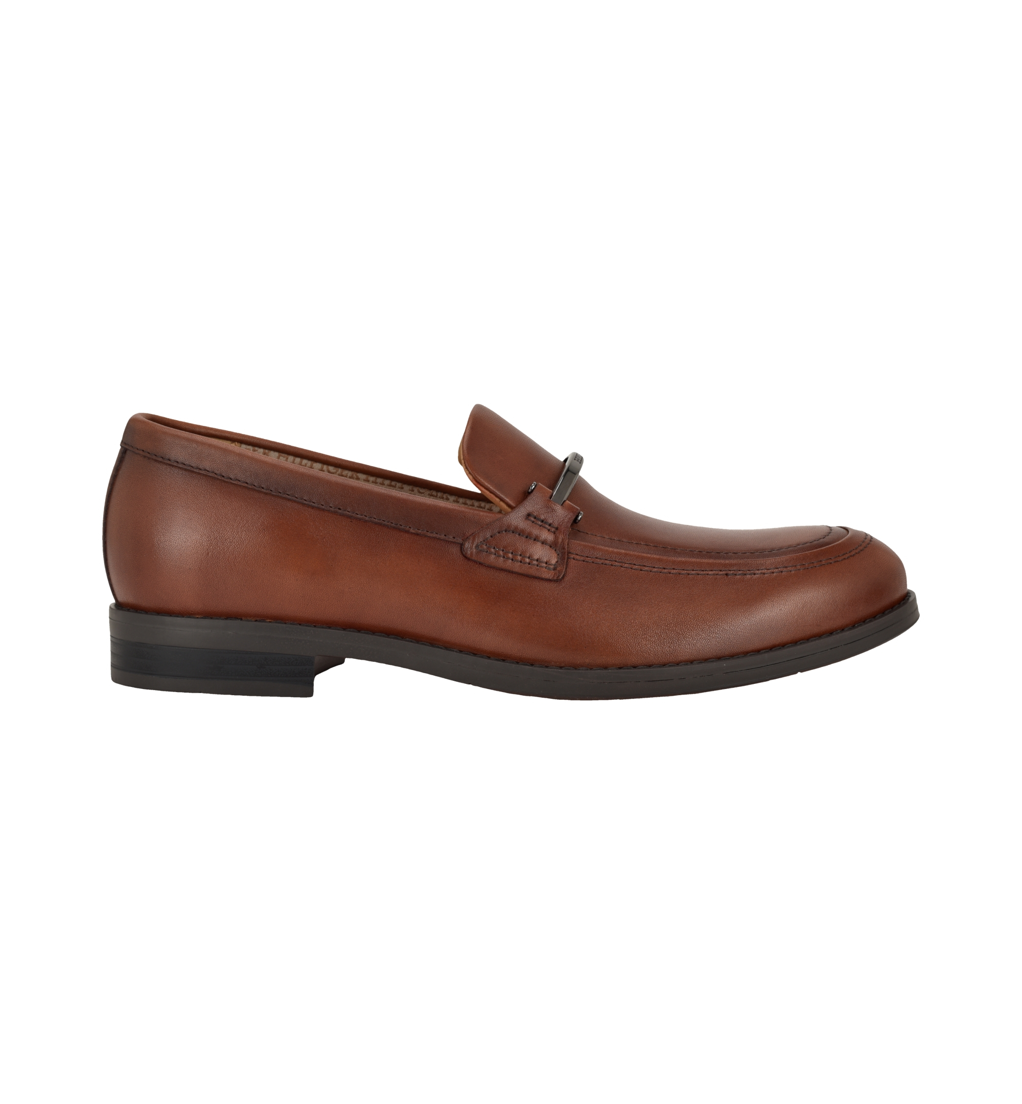 Tommy Hilfiger Men's Jezzon Leather Dress Loafers - Dark Natural Leather