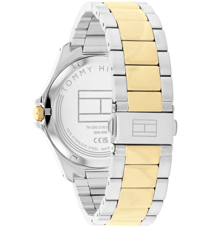 Tommy Hilfiger Men's Quartz Two Tone Stainless Steel Bracelet Watch, 42mm - Two Tone