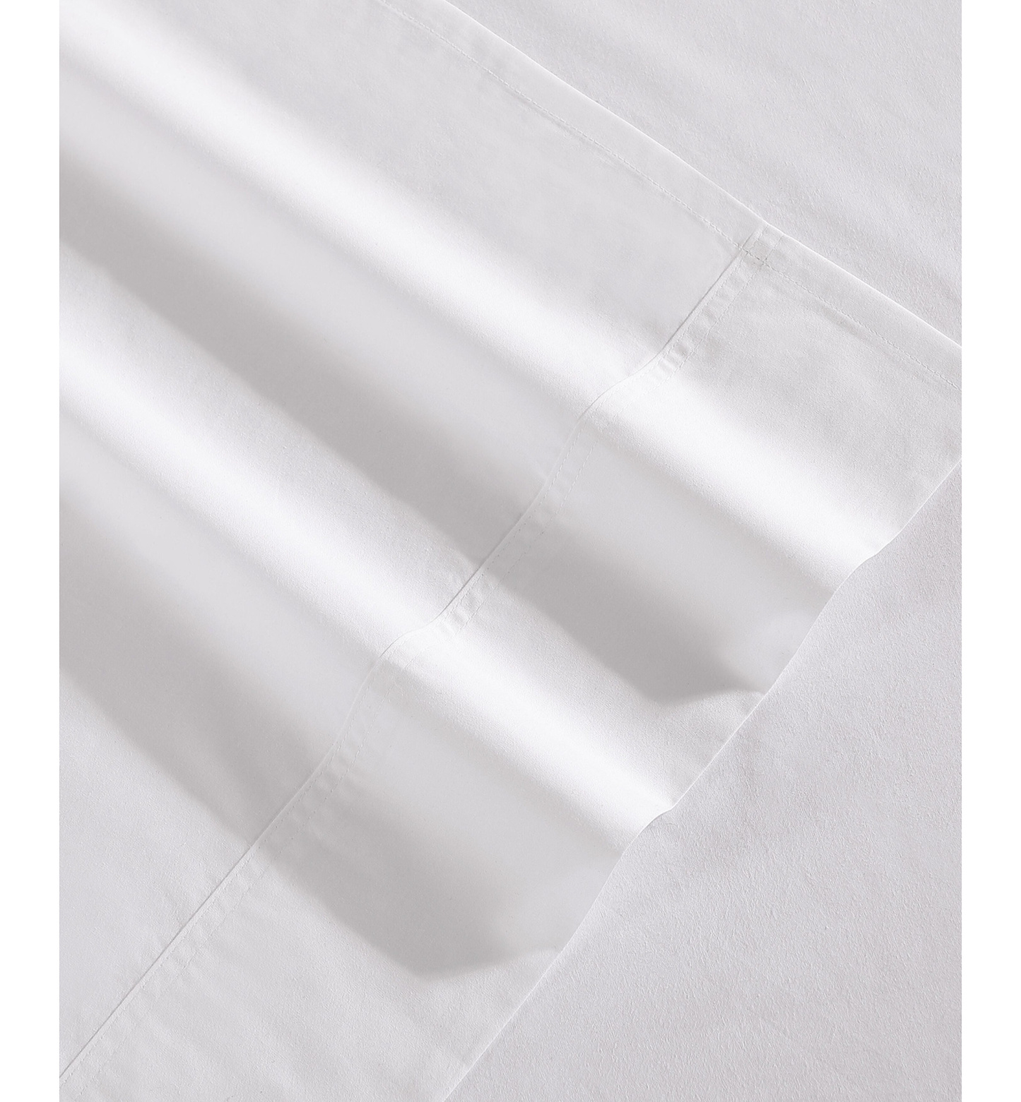 Tommy Hilfiger Solid 200-Thread Count Cotton Percale Sheet Set - White