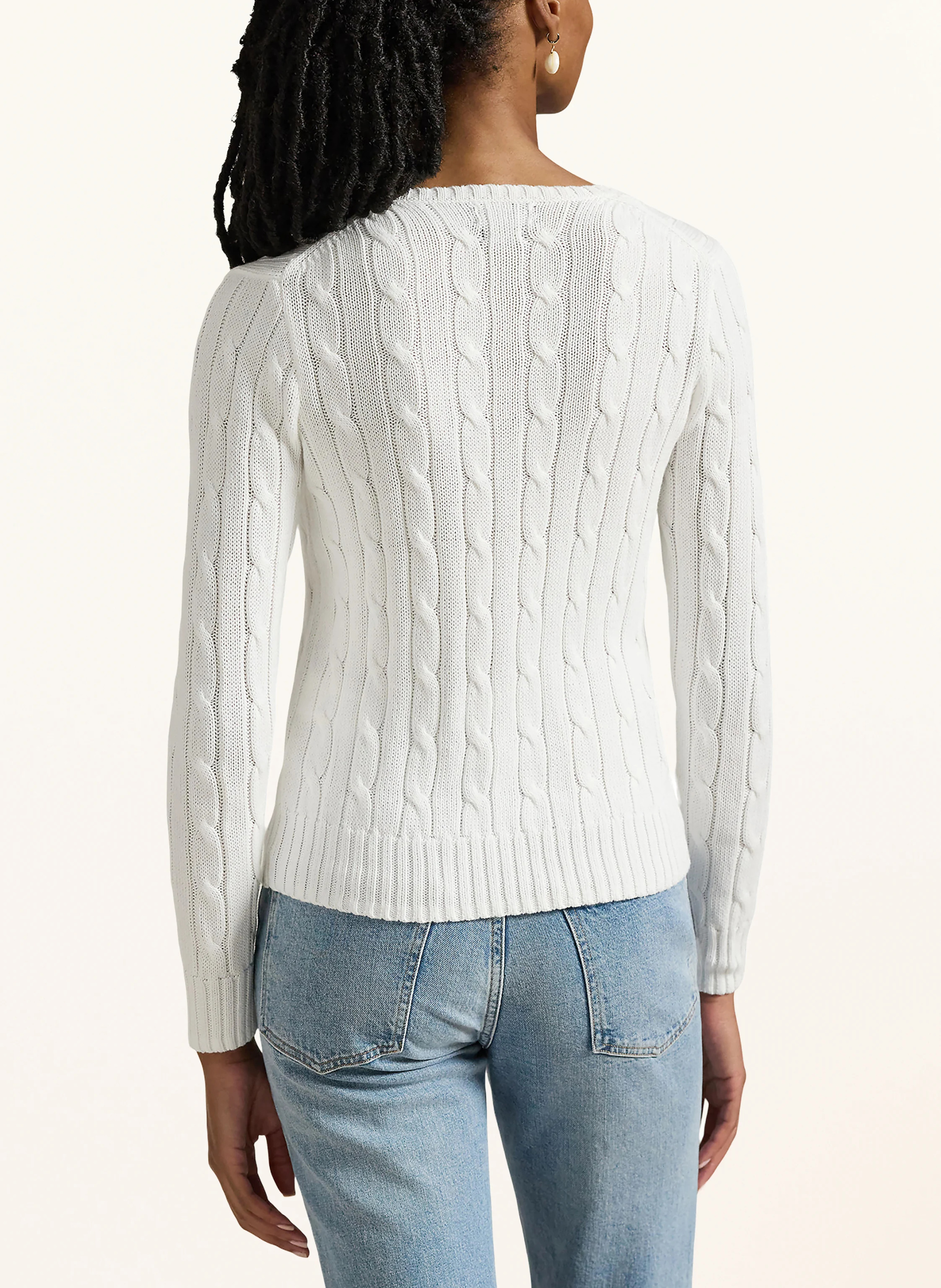 POLO RALPH LAUREN Pullover – WEISS