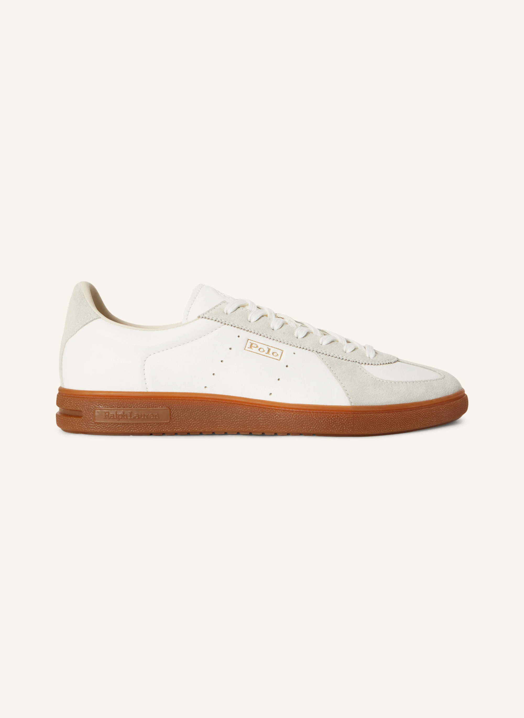 POLO RALPH LAUREN Sneaker – WEISS / GRAU