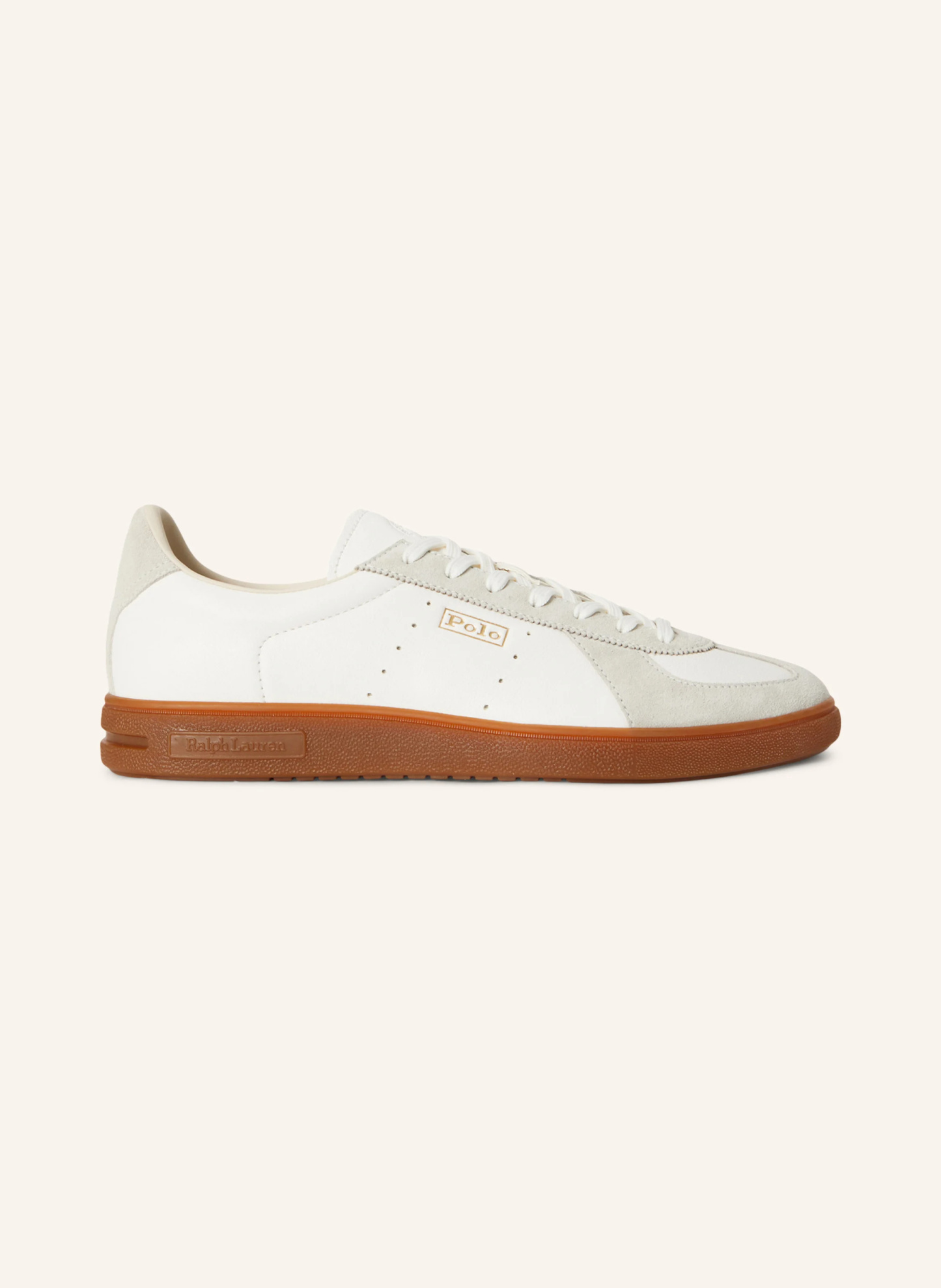 POLO RALPH LAUREN Sneaker – WEISS / GRAU