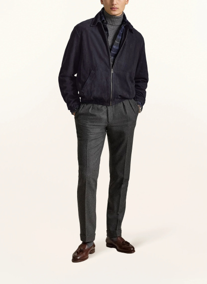 POLO RALPH LAUREN Lederjacke – DUNKELBLAU