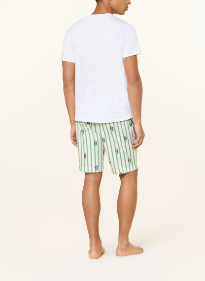 POLO RALPH LAUREN Lounge-Shorts – WEISS / GRÜN