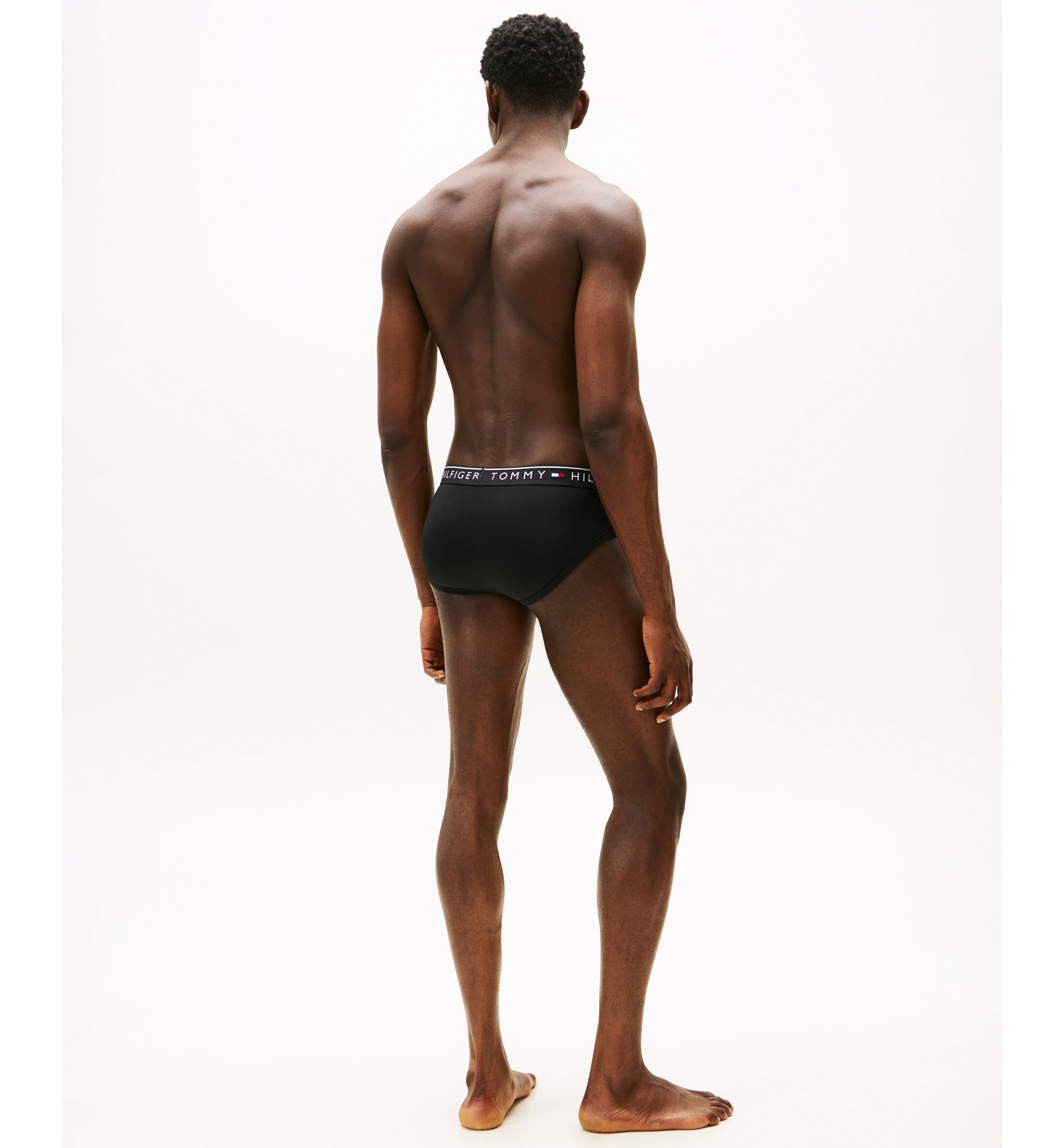 Tommy Hilfiger Men's 3-Pack Micro Moisture-Wicking Briefs Underwear Set - Black