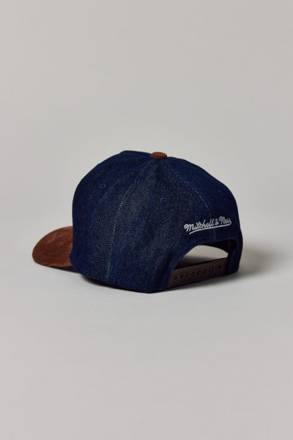Mitchell & Ness MLB New York Yankees Cord & Denim Hat - Navy