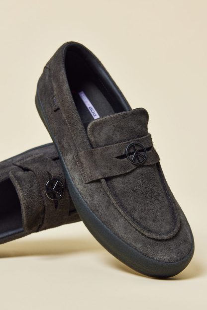 Vans LX Loafer 53 Velvet Shoes - Black Pattern
