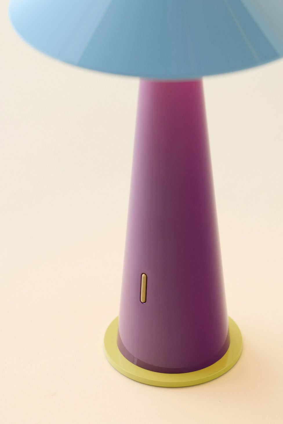 Tipsy Ombré Portable LED Table Lamp - Gray Blue/Dear Plum